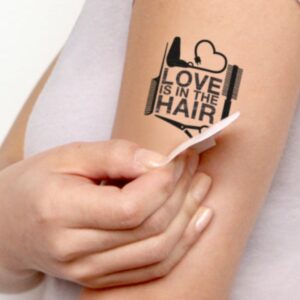 plaktattoo zonder water met je eigen ontwerp bestellen