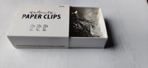 doosjes met logo opdruk voor paperclips